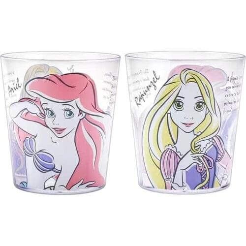 New 320 ML Disney girls frozen crystal cup with handle Double layer student Cartoons cold water boys cars Mouth cup