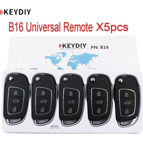 5PCS/LOT, KEYDIY Original Universal B Series Remote Control B16 KD900K/D900+/URG200/KD-X2 Key Programmer