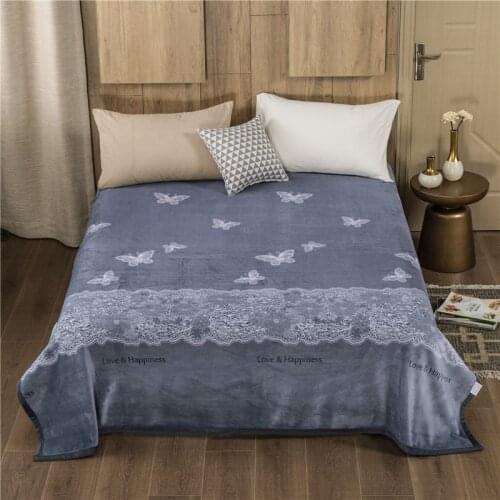 Thicken multicolor Soft Warm Coral Fleece Blanket Sheet Bedspread Sofa Light Thin Mechanical Wash Flannel Blankets SSXML