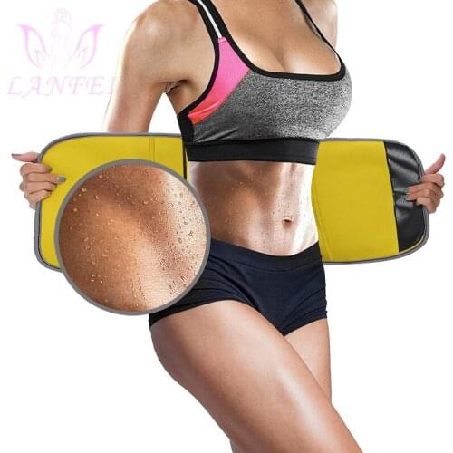 LANFEI Women Slimming Belt Waist Trainer Body Shaper Corset Neoprene Sweat Sauna Cinchers Underwear Faja Sport Weight Loss Strap