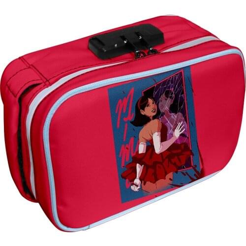 Prefer blue 3D Merch Oxford cloth 3D printing Deodorant Tobacco Bag Storage Bag Cosmetic Bag