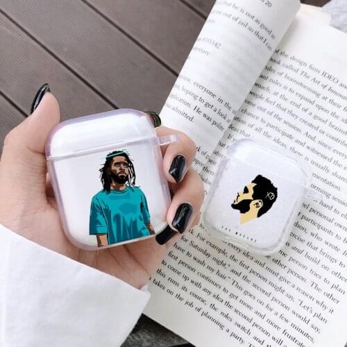 Rap J Cole KOD Born Sinner Clear TPU Cover For Apple airpods 1 2 Case Silicone Wireless Accessories For Airpod Cases Coque