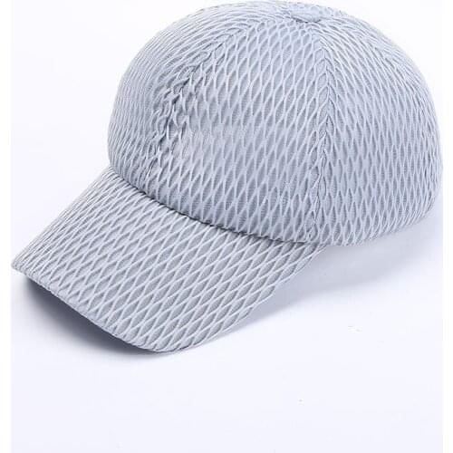 Unisex Breathable Mesh Ponytail Running Cap Hat Messy Ponytail Adjustable Outdoor Mesh Cap Trucker Dad Hat For Women Men