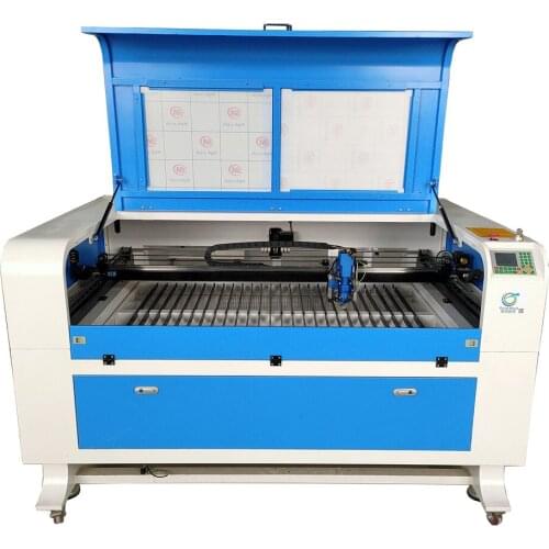Mixed co2 laser cutting machine 1390 reci w6 150w ruida controller 2mm stainless steel laser cutting machine