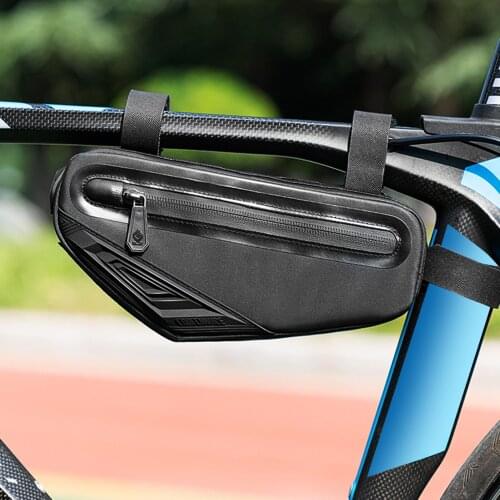 Bicycle Accessories Bike Triangle Bag Bike Front Tube Frame Phone Waterproof Bag Cycling Bike Frame Saddle Bag For Mountain Bike