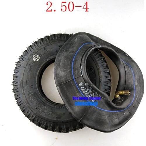 High Quality 2.50-4 Tire and Inner Tire Fits Motorcycle Tyre Gas Electric Scooter Bike Tire and Scooter Wheelchair Wheel