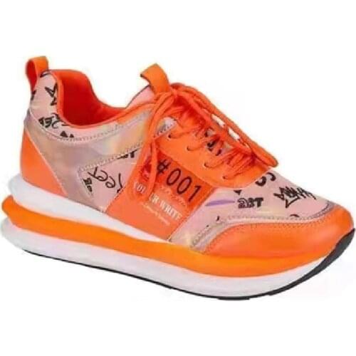 2021 Women New Fashion Candy Color Sneakers Unisex Round Toe Lace Up Flat Shoes Female Handsome Casual Footwear Plus Size 43