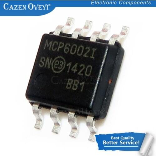 10pcs/lot MCP6002-I/SN MCP6002-I MCP6002 SOP-8 new and original In Stock
