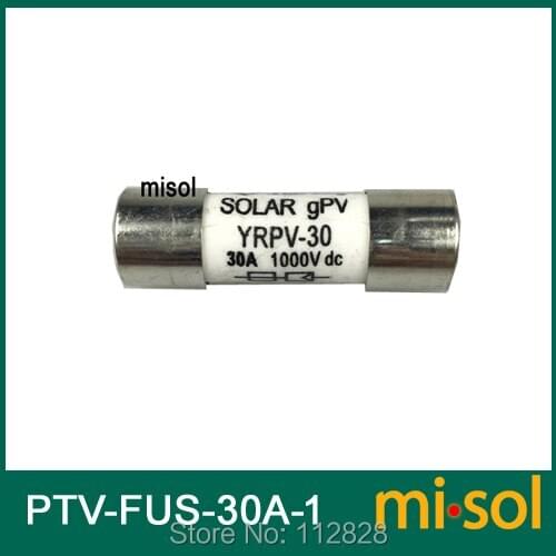 100 units of PV solar fuse 30a 1000VDC fusible 10x38 gPV