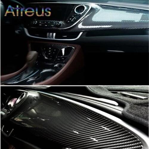 5D Carbon Fiber Car Stickers For Toyota Corolla c-hr Avensis RAV4 Auris Honda Civic Fit CRV Lada Vesta Granta Kalina Accessories