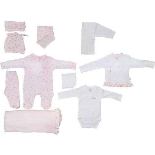Andywawa AC9641 Chic Girl 10 Piece The Zibin Set Pink