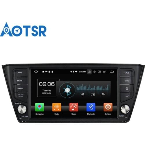 Aotsr Android8.0/7.1 GPS navigation Car NO DVD Player For Skoda Fabia 2015-2017 multimedia radio recorder 2DIN4GB+32GB 2GB+16GB