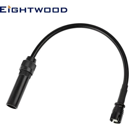 Eightwood Auto Radio Adapter Motorola DIN 41585 Female to RAST II Female RG58 Coaxial Cable 20cm Car FM Antenna Extension Jumper