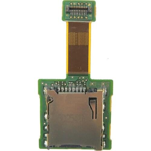 SD Card Reader Slot Holder Socket Replacement Repair Parts For Nintend NEW 3DS TF card Slot W/ Flex Cable with board