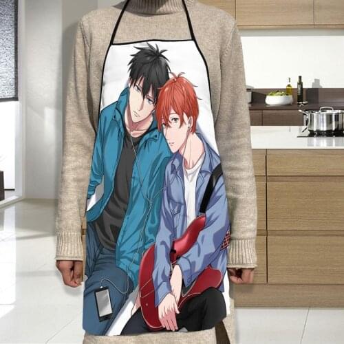 Anime Given Apron Oxford Cloth Waterproof Men/Women Kitchen Apron Household Cleaning For Home And Kitchen Accessories