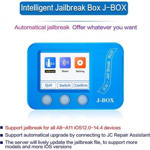 JC Jail Break Box J-BOX Programmer For Icloud Password And Bypass ID On IOS PC Device Free/Bluetooth Address Phone Repair Tools