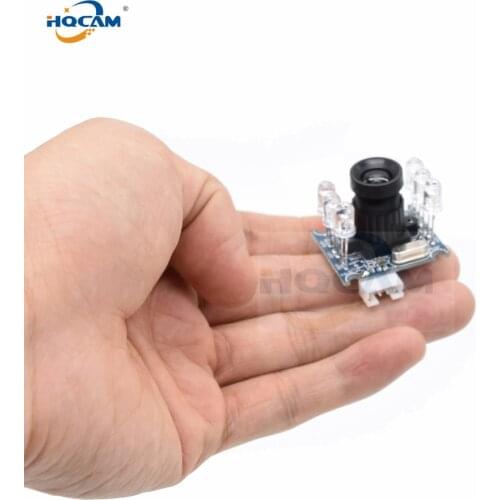 HQCAM 720P CCTV Surveillance Qr code camera USB module Camera mini infrared Night Vision USB Webcam hd IR 6pcs 850nm led Board