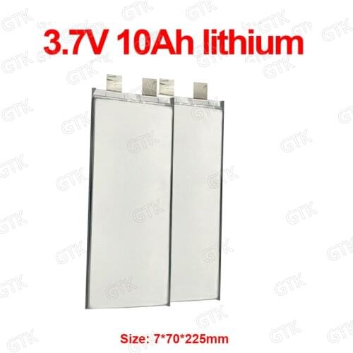 3.7v 10000mah lithium polymer battery 3.7v 10Ah lipo battery for DIY 12V 24V 36V bike Wheelchair lighting xenon lamp trolley