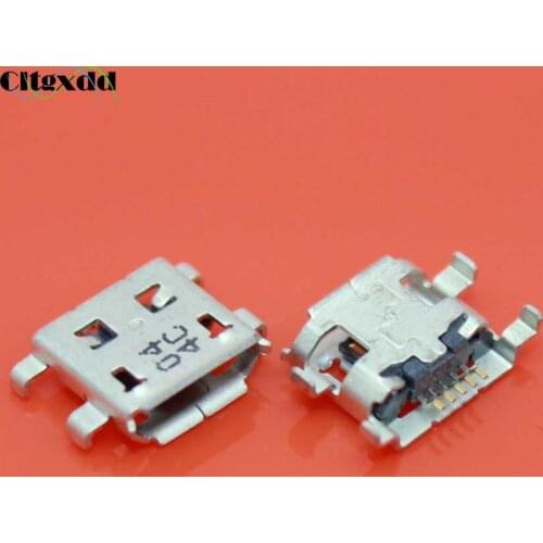 Cltgxdd Micro USB Jack Socket Charging Port Connector for ZTE N760 U880 V880 V960 N855D N880S U930 U880E U970 Huawei G300 G510