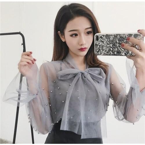 Missoov Gray Blouses