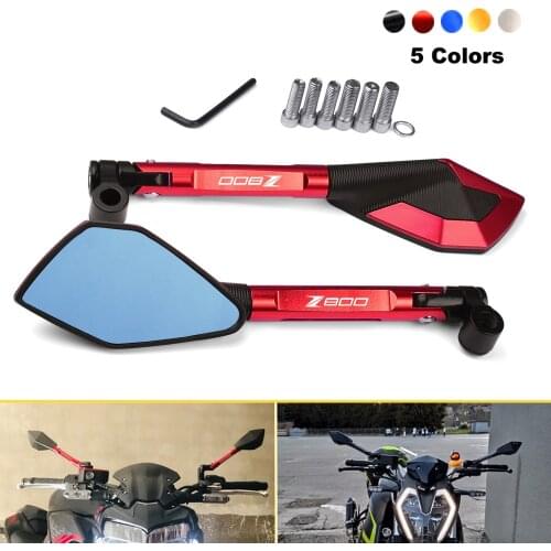 Motorcycle Handlebar Rear View Mirrors Anti-glare Mirror For Kawasaki Z800 Z 800 2013 2014 2015 2016 2017 Motorbike Accessories