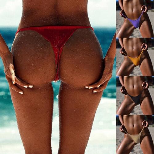 Sexy Womens G-String Brazilian Thongs Swimwear Sexy Hot Beach Wear Summer Swimsuit Bottom Swimsuit
