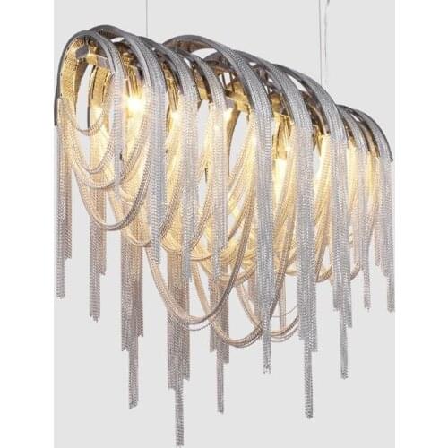 Modern luxury chandelier lighting dining room kitchen fixture dinner party ceiling lamp bedroom tassel lamp wedding chandelier