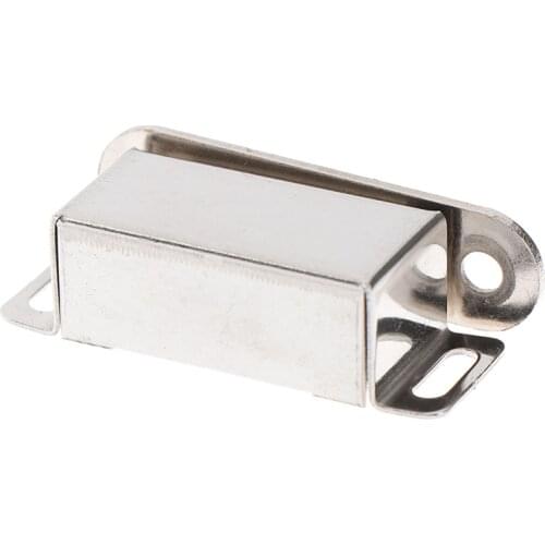 45mm Stainless Steel Door Catch Heavy Duty Magnet Latch Cabinet Catches for Cabinets Shutter Closet Furniture Door