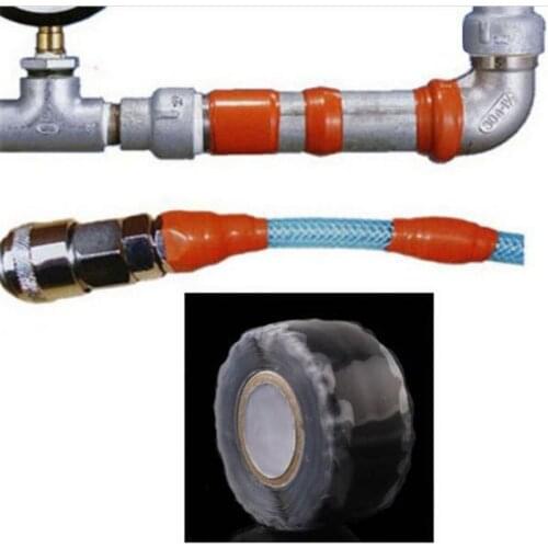 Super Strong Fiber Waterproof Electrical Adhesive Tape For Pipe Stop Leaks Seal Repair Silicone Rubber Sealing Performance Self