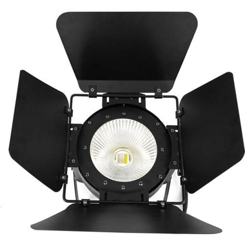 Fast shipping LED Par COB 100W RGBW 4IN1 Lighting with Barn Doors High Power Aluminium Lighting For DMX512 Stage Effect