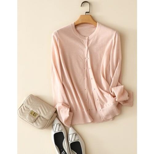 Womens new knitted 100% cashmere cardigan + cashmere vest 2 piece set