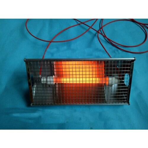 1pcs single tube with cover radiant heater bathroom oven interior accessories infrared quartz paint oven aluminum reflector
