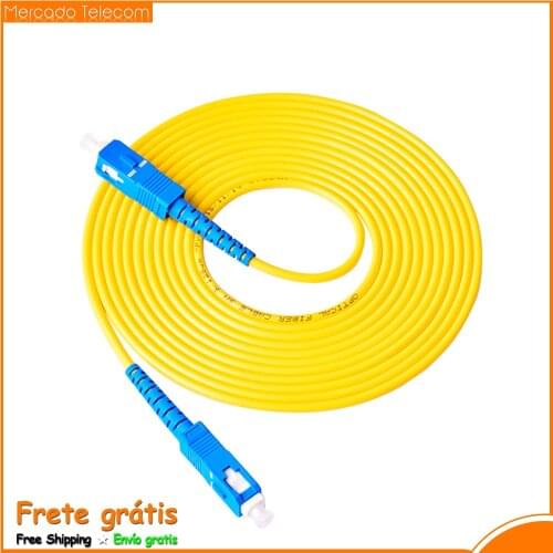 SC UPC 20PCS/bag Simplex mode fiber optic patch cord SC UPC 3.0mm fiber optic jumper