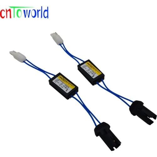 100pcs/lot 12V LED Warning Canceller Decoder 501 T10 W5W NO Canbus OCB Error Load Resistor