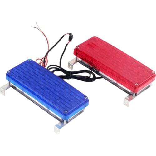 12V red blue flashing indicator light Wired flashing light Alarm Strobe Flashing LED Warning Light FIRE Siren for patrol car