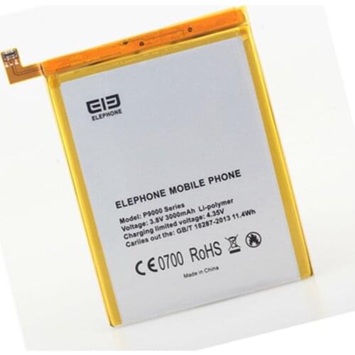 For Elephone P9000 Battery 3000mAh Batterie Bateria Accumulator