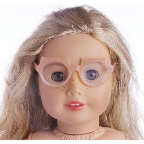 Doll clothes accessories fashion style sunglasses fit for 18Inch American Doll&43cm Baby Doll