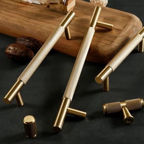 American Home Wardrobe Door Knob Indoor Furniture Copper Knobs and Handle Bedroom Dresser Drawer Pulls Hardware Accessories