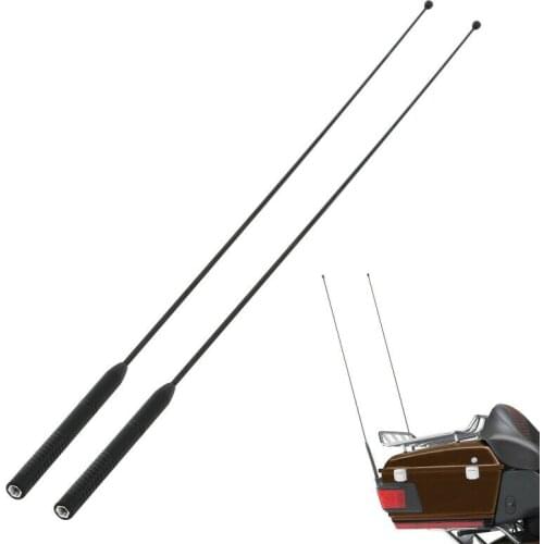 Motorcycle 2PCS AM FM Antenna Radio Fits For Harley Tour Pak Tour Tri Road Electra Glide 1986-2020