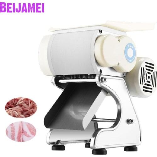 BEIJAMEI Restaurant Commercial Kitchen Meat Slicer Machine Automatic Meat Cutting Machine Fresh Meat Slicing Price