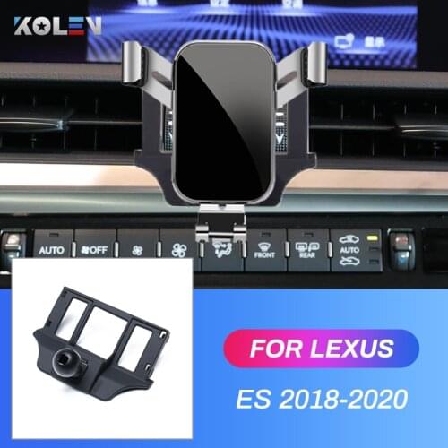 Car Mobile Phone Holder For Lexus ES200 ES250 ES260 ES300H 2018 2019 2020 Gravity GPS Stand Car Special Mount Navigation Bracket