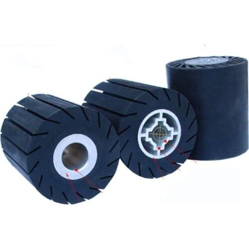 90*100mm Rubber Expander Centrifugal Wheel / Sanding Sleeves / Adapter for Angle Grinder Metal Polishing Set