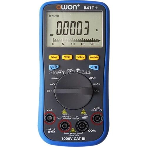 OWON B41T+ 4 1/2 Digital Multimeter With Bluetooth-compatible True RMS Backlight Test Meter