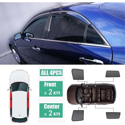 Side Windows Magnetic Sun Shade UV Protection Ray Blocking Mesh Visor Fit For Mazda 6 2006-2010