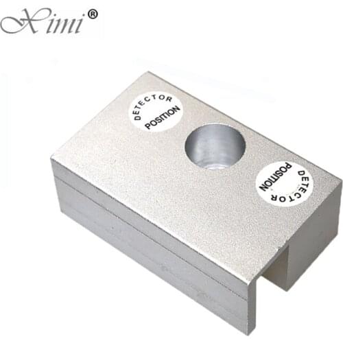 Mini Aluminium Alloy U Bracket For Bolt Lock Electric Lock U Bracket For Frameless Glass Door Lock