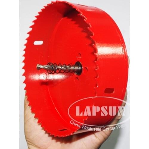 110mm HSS BI Metal M42 Hole Saw Drill Bit Kit Cutter Set Holesaw For Cutting Aluminum Iron Sheet Pipe Plastic Wood