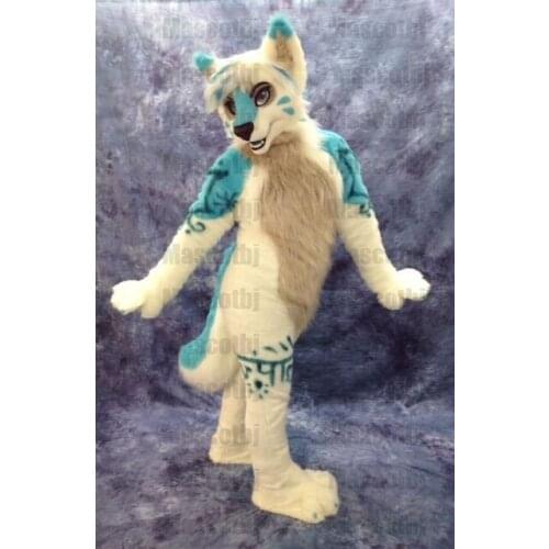 Unisex new Husky Dog wolf fox Fursuit Mascot Costume Cosplay Party Dress Furry Outfits Advertising Carnival Adults Gifts