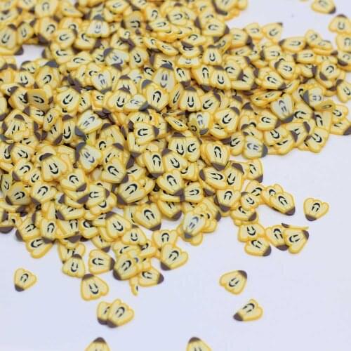 New Arrival 5mm Polymer Hot Clay Sprinkles Pumpkin for Halloween Crafts Making DIY