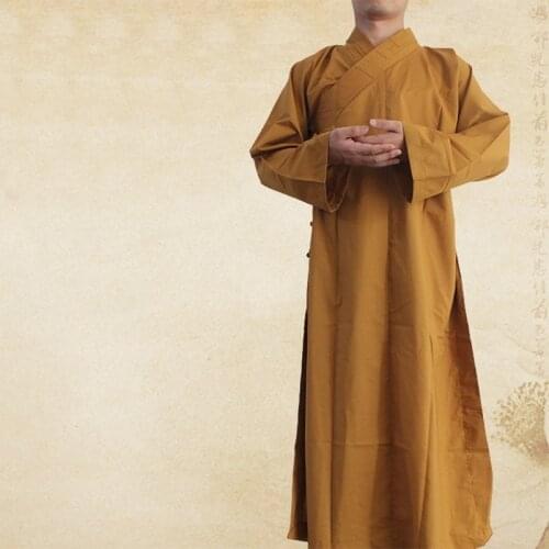 Buddhist monk robes buddhist clothing shaolin monk robes new chinese shaolin monk clothing shaolin uniform AA007