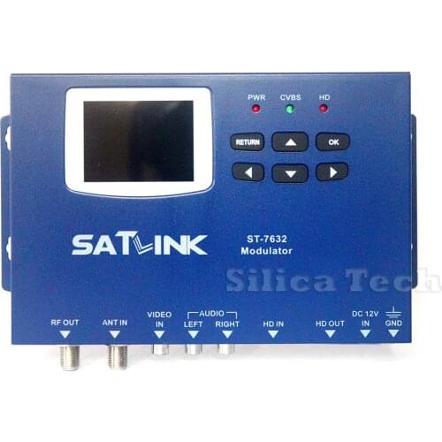 Original Satlink ST-6701 ISDB-T modulator AV/ HDMI 1 Route, ISDB-T receiver signal source